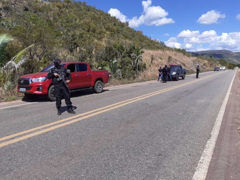 PM prende l&iacute;der de fa&ccedil;&atilde;o criminosa na TO-010, entre Palmas e Lajeado &mdash; Foto: Divulga&ccedil;&atilde;o/PM