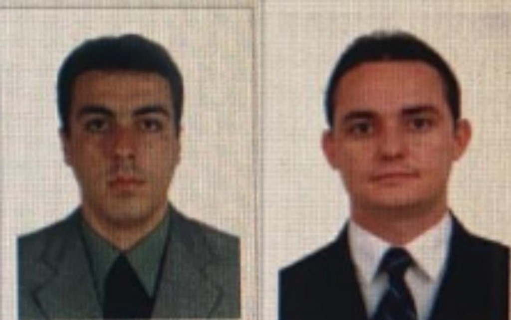 Da esquerda para a direita, advogados Marcus Apr&iacute;gio Chaves e Frank Alessandro Carvalhaes de Assis, em Goi&acirc;nia, Goi&aacute;s &mdash; Foto: Reprodu&ccedil;&atilde;o/OAB-GO