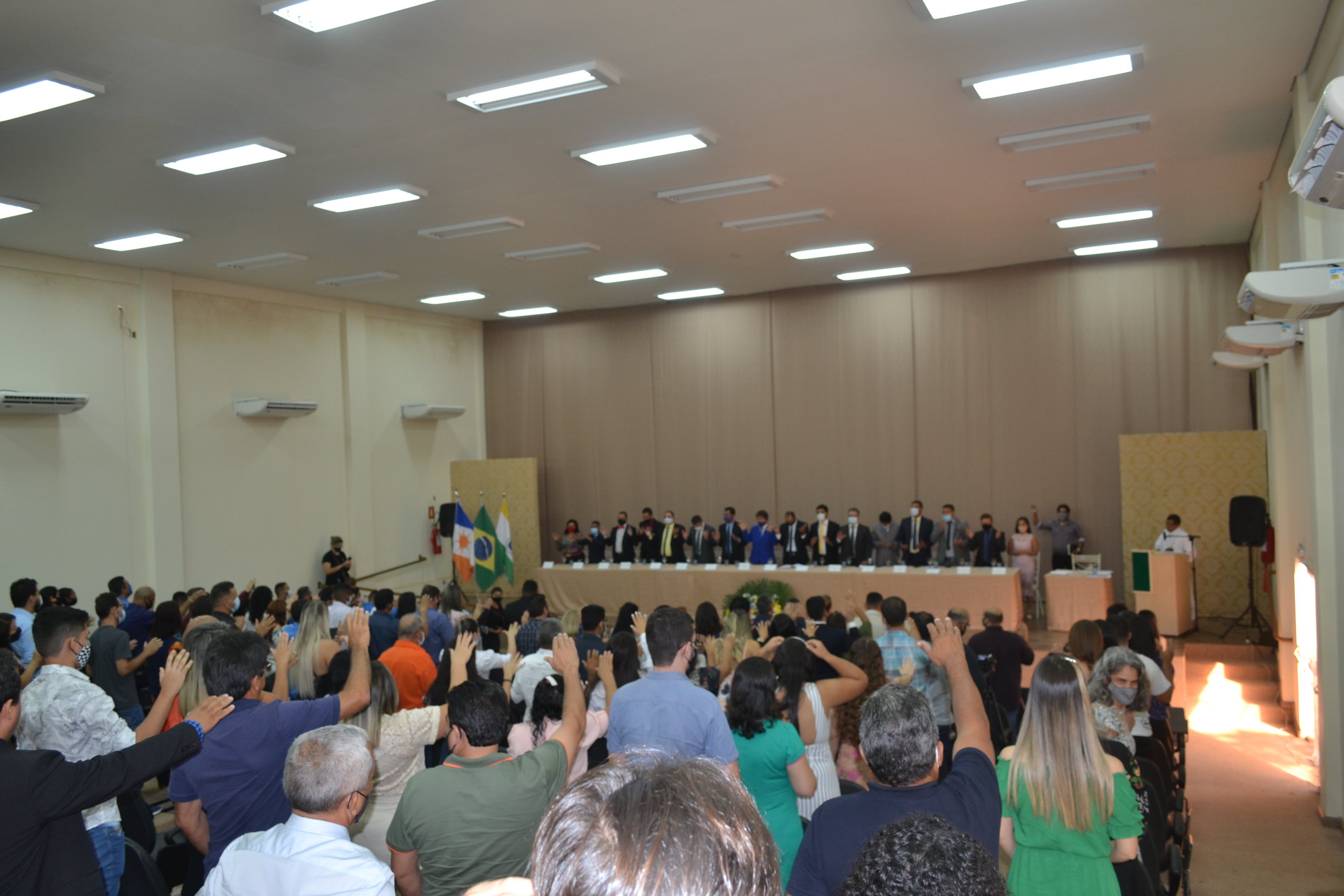 A Cerim&ocirc;nia de posse foi realizada no audit&oacute;rio do Instituto Federal do Tocantins &ndash; IFTO campus de Colinas do Tocantins &ndash; Foto: Alessandro Ferreira / Ag&ecirc;ncia Tocantins