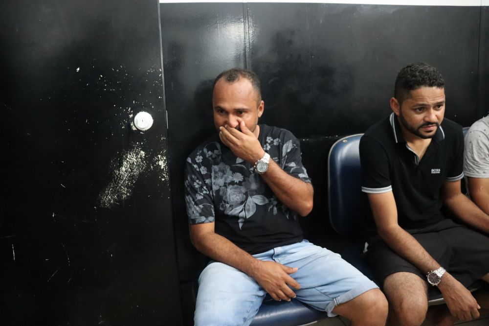 Natanael Fernandes da Cruz, 36 anos, Diego Ferreira, 35 anos, Jefferson Diego Mendes dos Santos, 34 anos, Jaildo C&acirc;mpelo da Silva e Silva, 32 anos e J&uacute;nior M&aacute;rcio Laudares da Silva, 35 anos - Foto: Alessandro Ferreira / Ag&ecirc;ncia Tocantins