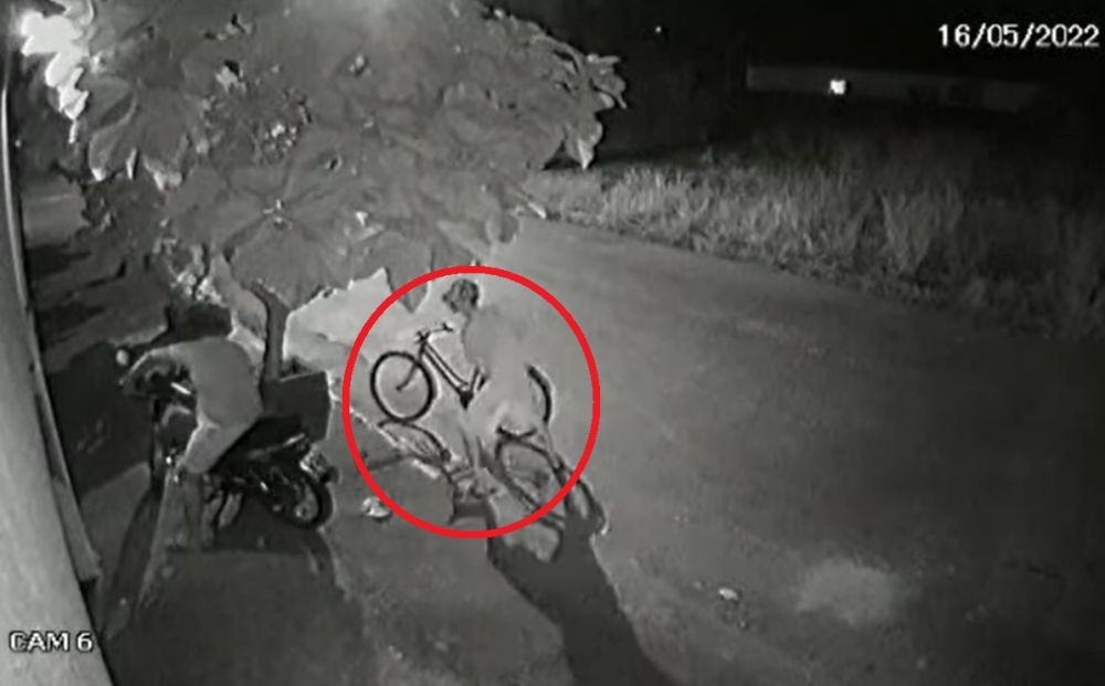 O crime foi registrado pelas c&acirc;meras de seguran&ccedil;a da resid&ecirc;ncia da fam&iacute;lia da v&iacute;tima &ndash; Foto: Reprodu&ccedil;&atilde;o / Ag&ecirc;ncia Tocantins