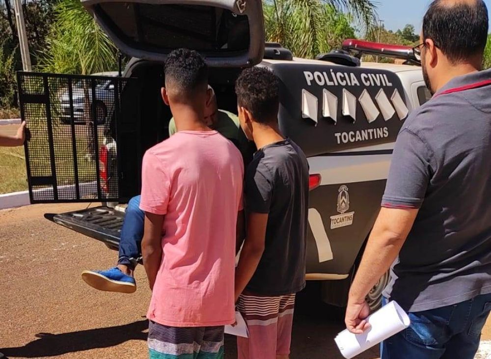 Pol&iacute;cia Civil prende cinco pessoas por furto a estabelecimentos comerciais e residenciais em Luzimangues &ndash; Foto: Divulga&ccedil;&atilde;o / SSPTO 