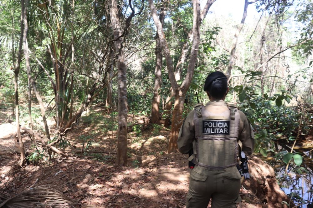 A ocorr&ecirc;ncia foi registrada pelos policiais militares do 1&ordm; BPM que ao chegar ao local isolaram a &aacute;rea &ndash; Foto: Alessandro Ferreira / Ag&ecirc;ncia Tocantins
