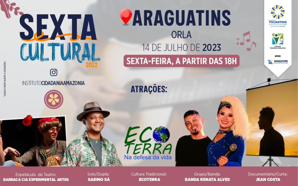 O evento acontece na orla da cidade, a partir das 18 horas - Foto: Divulga&ccedil;&atilde;o 