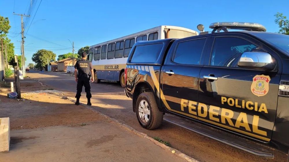 Opera&ccedil;&atilde;o da Pol&iacute;cia Federal investiga fraudes no transporte escolar &mdash; Foto: PF/Divulga&ccedil;&atilde;o