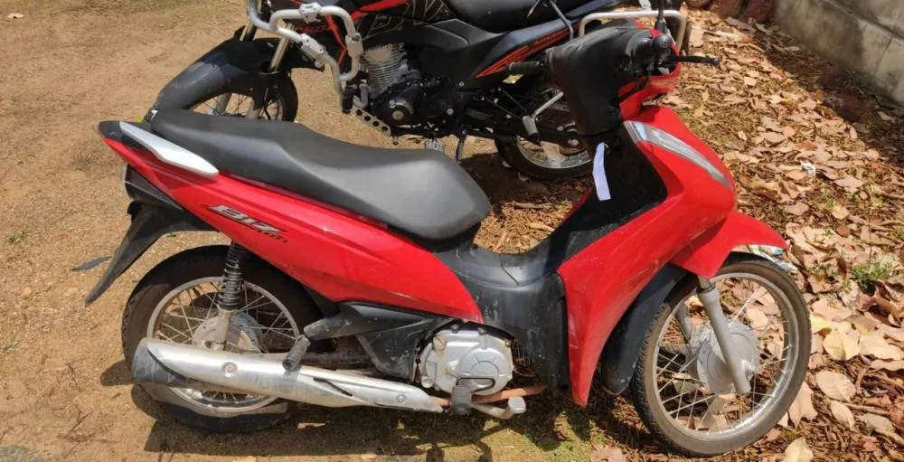 Motocicleta da marca Honda, modelo Biz de cor vermelha &ndash; Foto: Reprodu&ccedil;&atilde;o / Ag&ecirc;ncia Tocantins