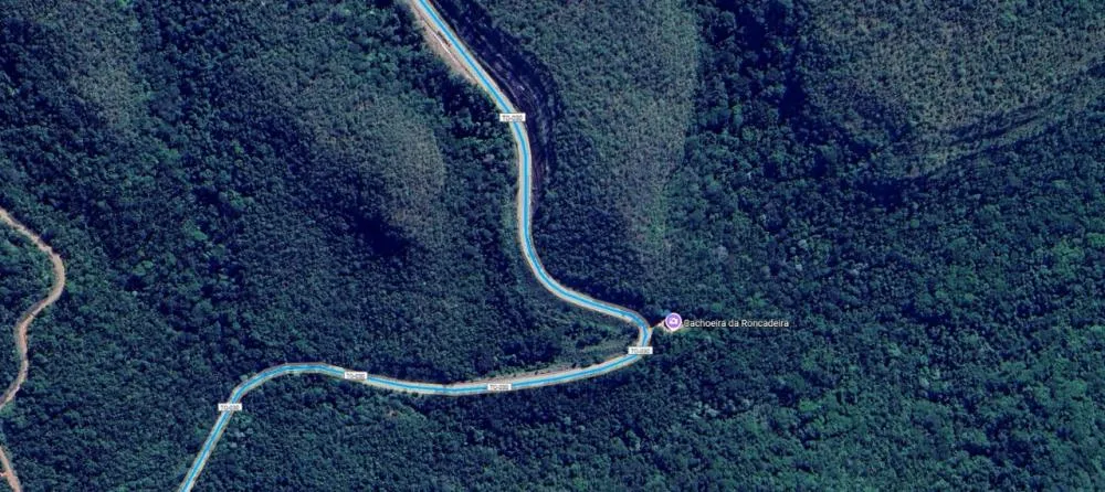 Governador Vanderlei Barbosa anuncia solu&ccedil;&atilde;o para curva perigosa na TO-030, na Serra de Taquaru&ccedil;u - Foto: Reprodu&ccedil;&atilde;o / Google Maps