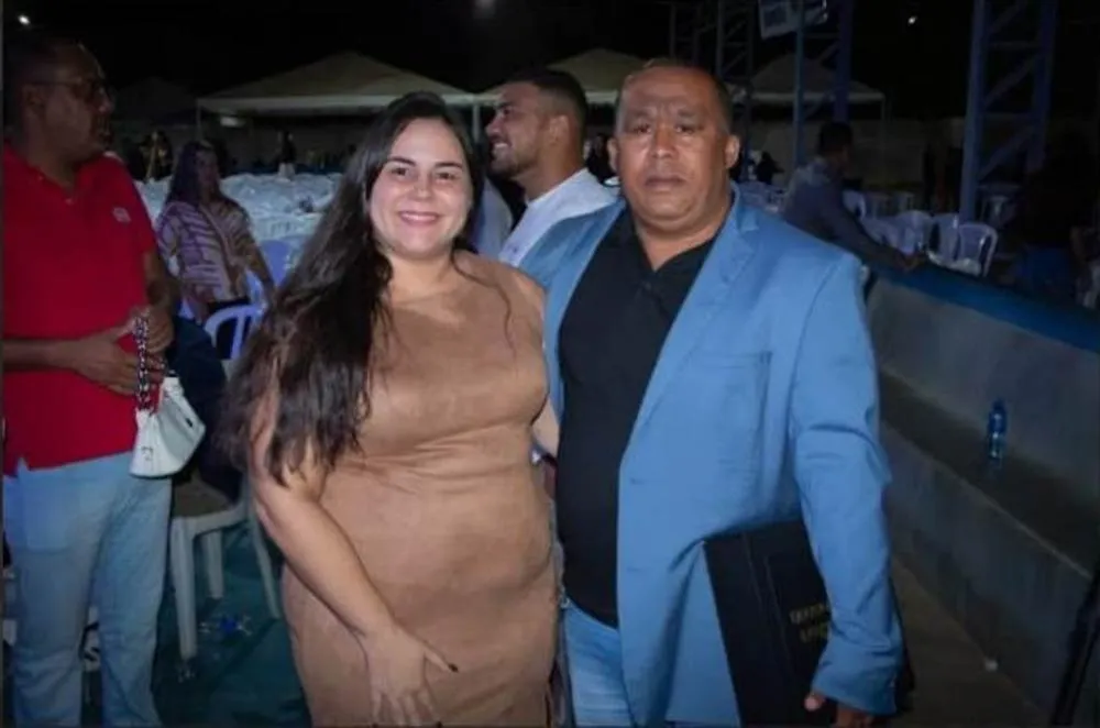 Vereadora Silvana Belo ao lado do presidente da C&acirc;mara Eli Pereira de Morais &ndash; Foto: Divulga&ccedil;&atilde;o / Prefeitura Municipal