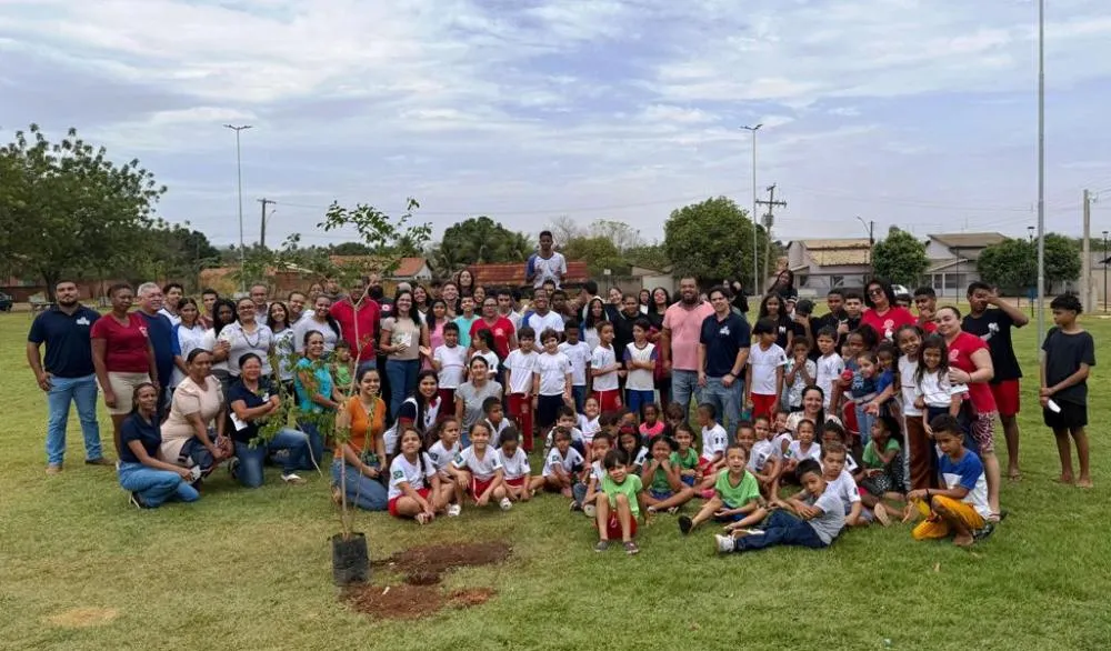  A&ccedil;&atilde;o especial em comemora&ccedil;&atilde;o ao Dia Mundial da &Aacute;rvore. - Foto: Allessandro Ferreira / Ag&ecirc;ncia&nbsp;Tocantins