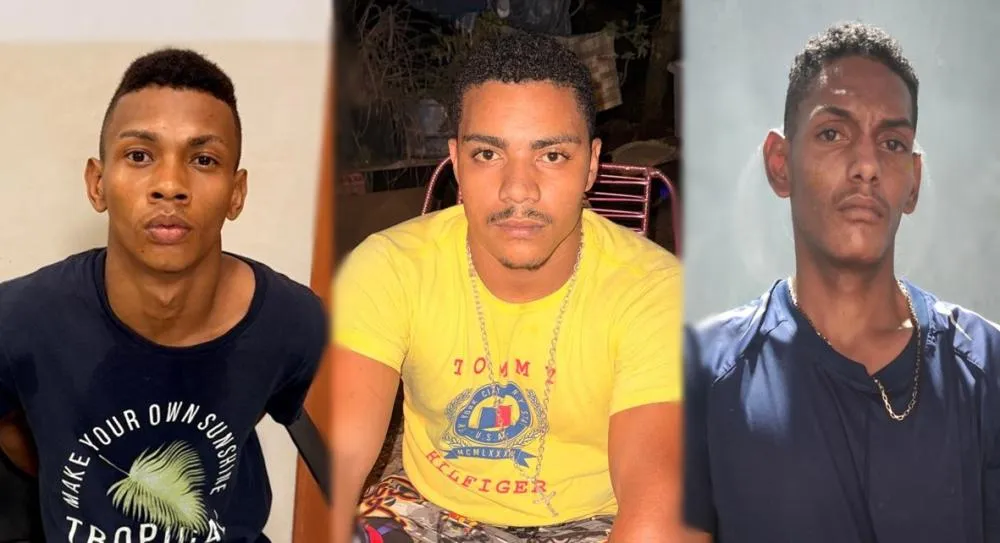 Ronaldo, Deividy e Pedro Vitor foram autuados em flagrante e permanecem &agrave; disposi&ccedil;&atilde;o da Justi&ccedil;a e do Minist&eacute;rio P&uacute;blico &ndash; Foto: Allessandro Ferreira / Ag&ecirc;ncia Tocantins