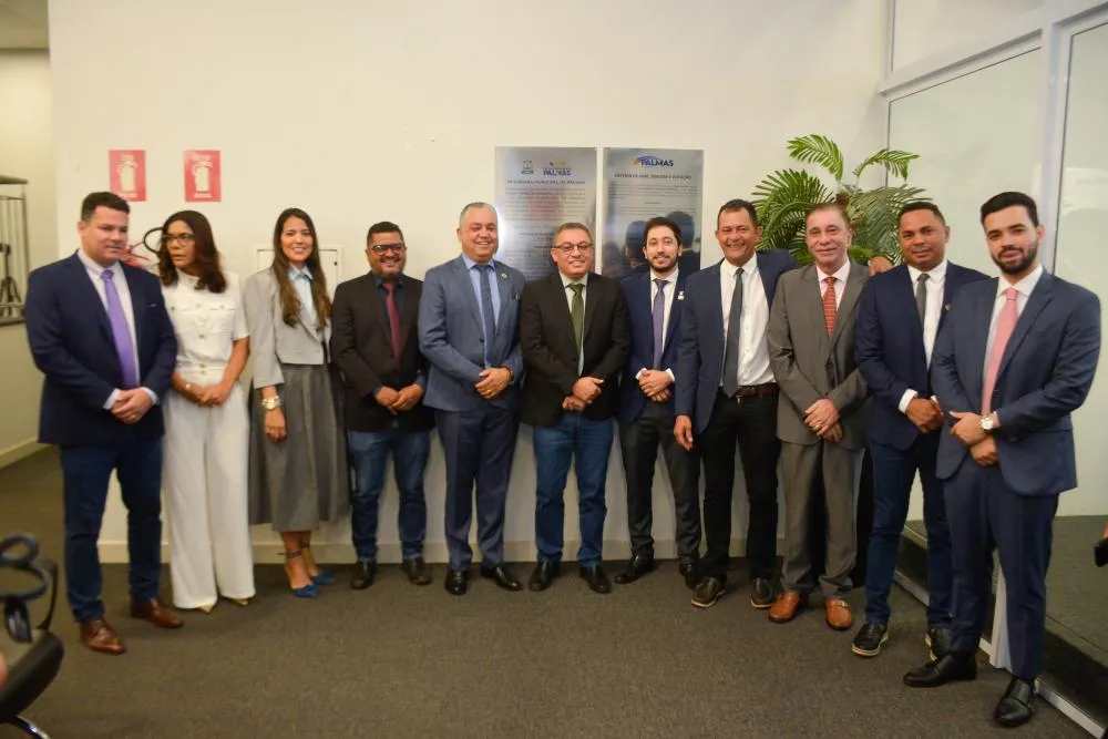 Durante o evento, o presidente da Casa, vereador Marilon Barbosa destacou que o novo canal representa mais um passo rumo &agrave; transpar&ecirc;ncia &ndash; Foto: Fernando Lucas &ndash; Dicom / C&acirc;mara de Palmas