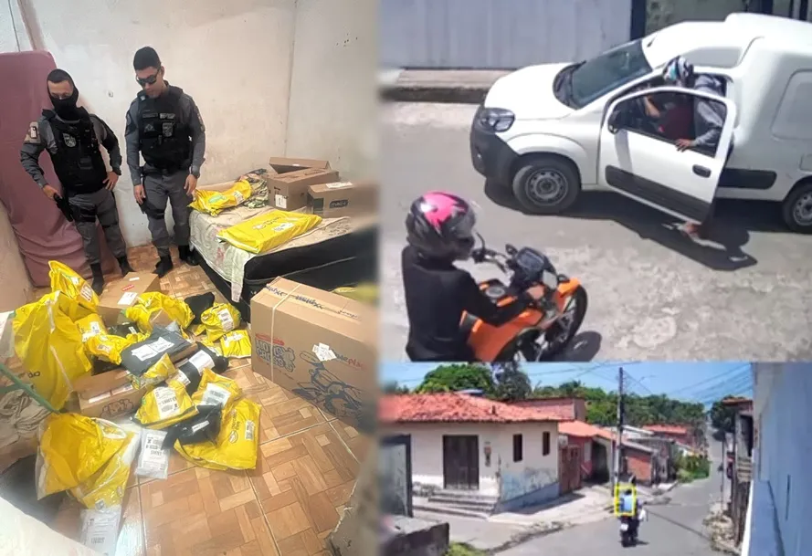 Os militares agiram rápido e lograram exito em localizar o veículo e recuperar as encomendas – Foto: Reprodução / Agência Tocantins