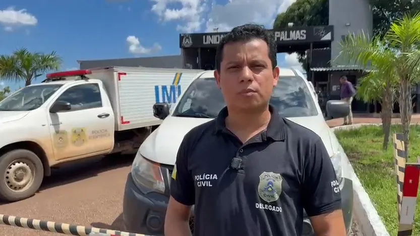 Delegado Dr. Israel Andrade, adjunto da 1&ordf; Divis&atilde;o de Homic&iacute;dios e Prote&ccedil;&atilde;o &agrave; Pessoa (1&ordf; DHPP) - Foto: Allessandro Ferreira / Ag&ecirc;ncia Tocantins