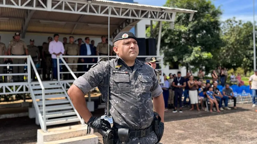 Tenente-Coronel PM Robson Santos Sousa &ndash; Foto: Allessandro Ferreira / Ag&ecirc;ncia Tocantins