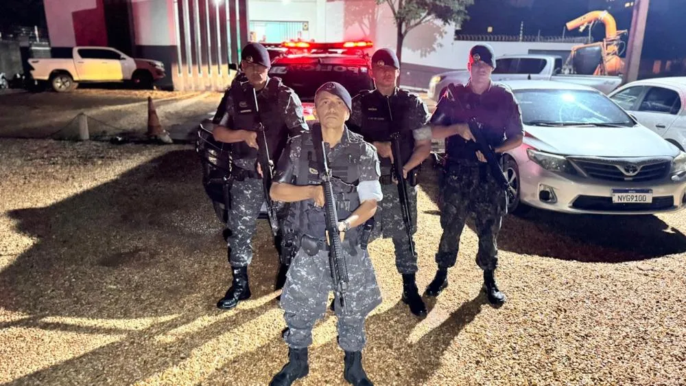 Equipe de ROTAM Comando respons&aacute;vel pela ocorr&ecirc;ncia &ndash; Foto: Allessandro Ferreira / Ag&ecirc;ncia Tocantins