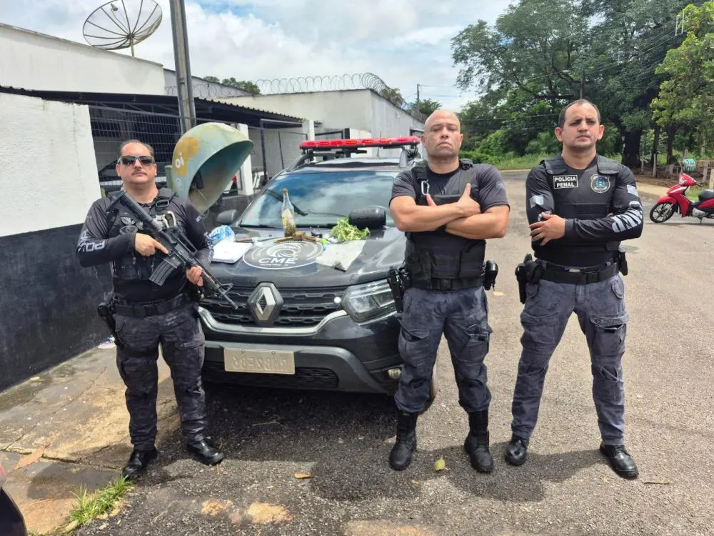 Monitorado por tornozeleira eletr&ocirc;nica &eacute; preso ap&oacute;s policiais encontrarem drogas em casa em Tocant&iacute;nia - Foto: Allessandro Ferreira / Ag&ecirc;ncia Tocantins