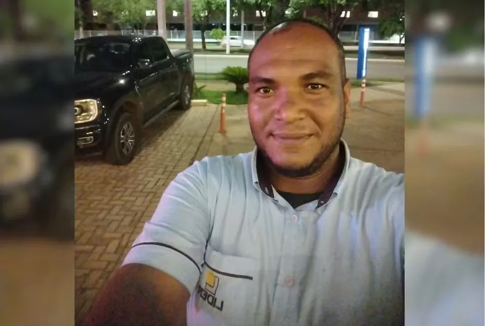 Dhemis Augusto Santos trabalhava como vigia em um shopping de Palmas e foi morto a tiros por motorista de carro de luxo &mdash; Foto: Dhemysson dos Santos/Arquivo pessoal