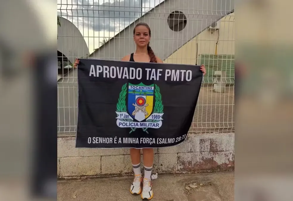 Candidata eliminada por altura m&iacute;nima de 1,55m ganha direito de voltar ao concurso da PM &mdash; Foto: Reprodu&ccedil;&atilde;o/Arquivo Pessoal de Jornada Alves
