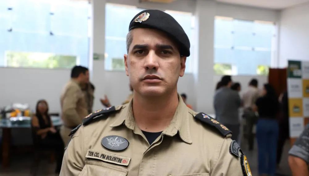 Comandante do 1&ordm; Batalh&atilde;o da Pol&iacute;cia Militar do Tocantins (1&ordm; BPM), tenente-coronel Gustavo Bolentini, enfatiza que os investimentos ampliam a capacidade de atua&ccedil;&atilde;o das equipes, refor&ccedil;am o policiamento e contribuem para a prote&ccedil;&atilde;o da popula&ccedil;&atilde;o &ndash; Foto: Aldemar Ribeiro/Governo do Tocantins