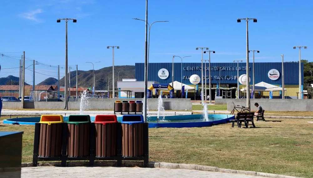 Novo espa&ccedil;o conta com quadras de areia, campo de futebol society, gin&aacute;sio, vesti&aacute;rios e demais estruturas voltadas ao incentivo da pr&aacute;tica esportiva e do lazer - Foto: Davy Rodrigues/Governo do Tocantins 