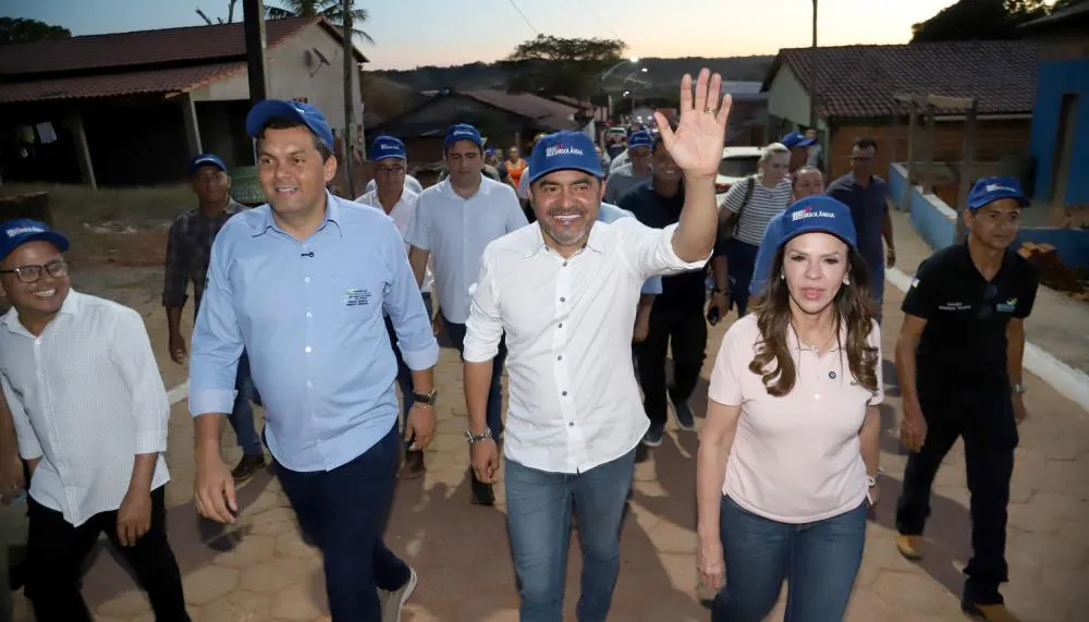 O governador Wanderlei Barbosa participou da inaugura&ccedil;&atilde;o de espa&ccedil;os p&uacute;blicos destinados ao lazer, ao esporte e ao desenvolvimento local &ndash; Foto: Ademir dos Anjos/Governo do Tocantins