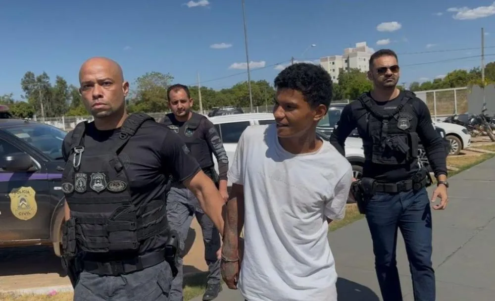 Suspeito foi encaminhado à carceragem da Unidade Penal Regional de Palmas - Foto: Allessandro Ferreira / Agência Tocantins