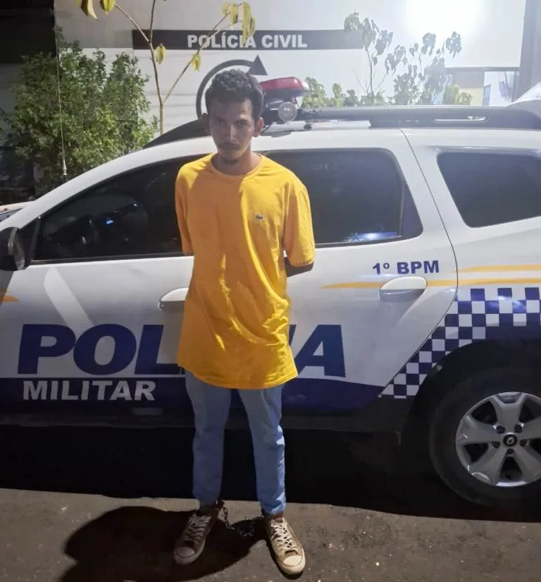 Após a recaptura, o indivíduo foi conduzido à 2ª Central de Atendimento da Polícia Civil, onde foram adotadas as providências cabíveis. - Foto: Allessandro Ferreira / Agência Tocantins