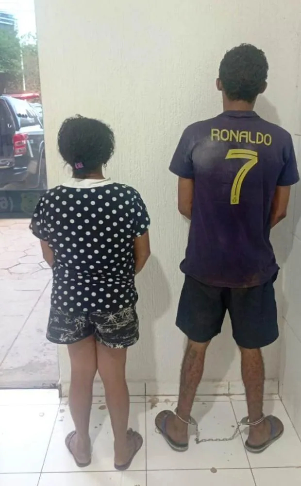 Casal foi preso suspeito de invadir casa e assaltar idoso - Foto: Divulgação PCTO