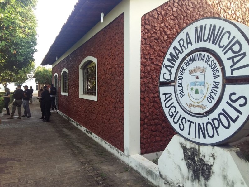 Polícia investiga esquema de propina na Câmara de Augustinópolis — Foto: Lucas Ferreira/ TV Anhanguera