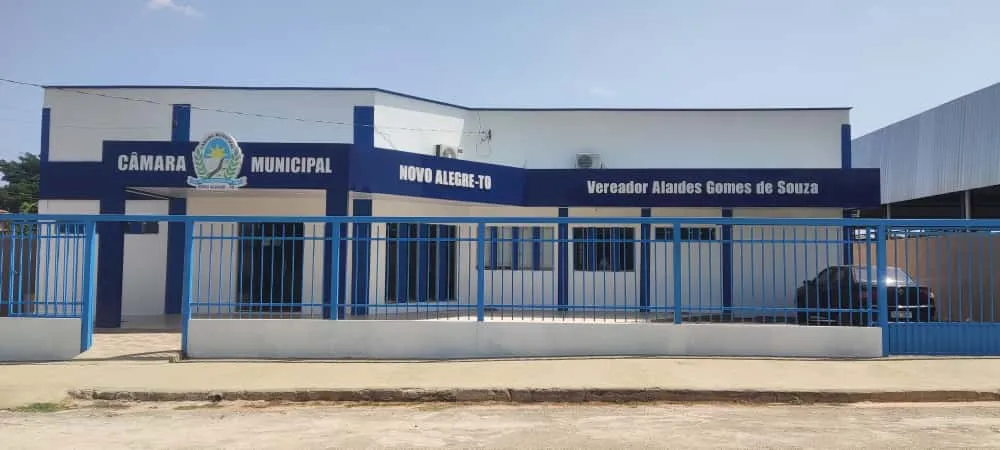 Sede da Câmara de vereadores de Novo Alegre-TO | Foto: Allessandro Ferreira / Agência Tocantins
