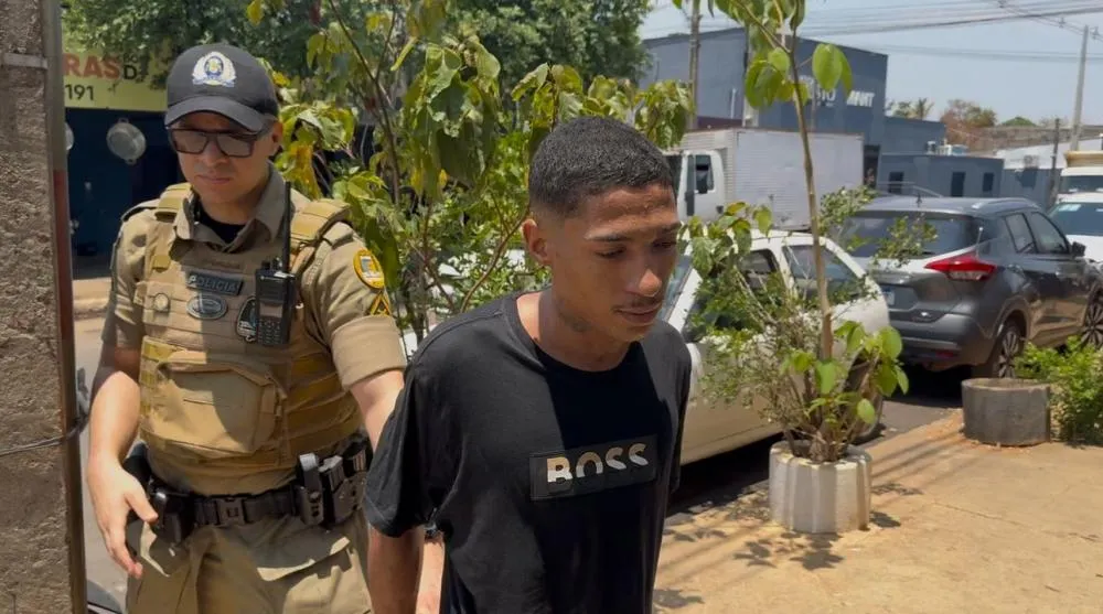 O suspeito foi colocado à disposição do Poder Judiciário e encaminhado para a carceragem da Unidade Penal Regional de Palmas (UPRP). - Foto: Allessandro Ferreira / Agência Tocantins