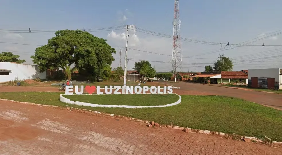Município de Luzinópolis, no Tocantins — Foto: Reprodução/Google Street View