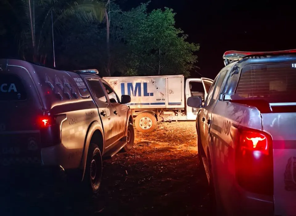 A área foi periciada e o corpo encaminhado ao Instituto Médico Legal (IML) de Miracema do Tocantins – Foto: Reprodução / Agência Tocantins