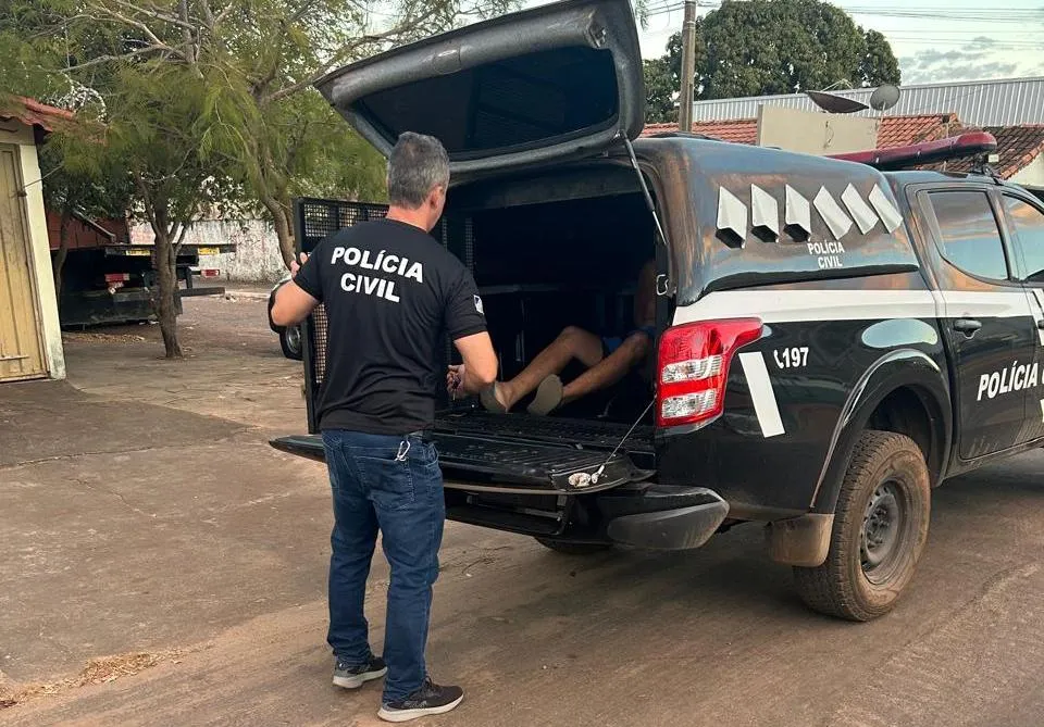 Homem foi identificado e preso após ação da 63ª DP de Paraíso – Foto: Divulgação / SSPTO