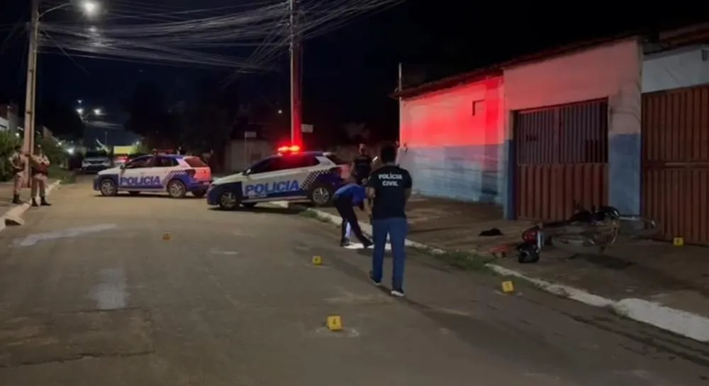 Câmeras de segurança instaladas em residências próximas registraram toda a ação criminosa – Foto: Allessandro Ferreira / Agência Tocantins