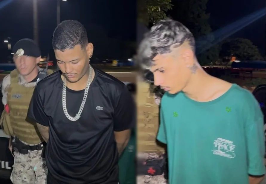 Após a prisão, os suspeitos foram encaminhados, juntamente com o material apreendido, para a 1ª Central de Atendimento da Polícia Civil (1ª CAPC). - Foto: Allessandro Ferreira / Agência Tocantins