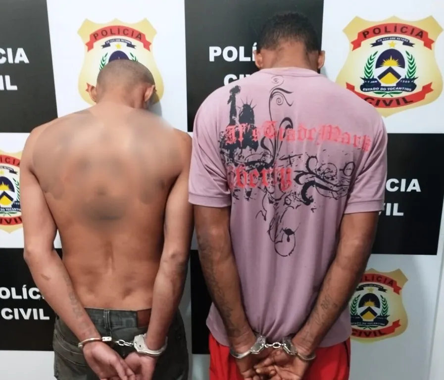 Homens que invadiram Delegacia são presos após ação da Polícia Civil no interior do Estado. - Foto: DICOM SSP TO 