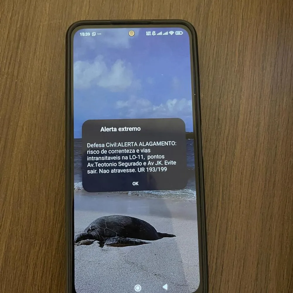 Defesa Civil faz alerta sobre alagamento — Foto: Patrícia Alves / Agência Tocantins 