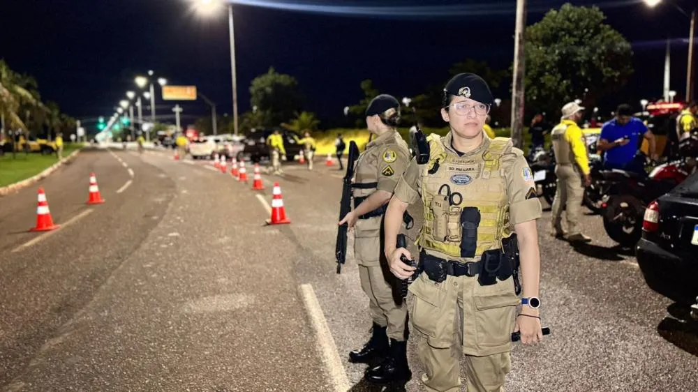 A fiscalização foi realizada na Avenida Governador José Wilson Siqueira Campos – Foto: Allessandro Ferreira / Agência Tocantins 