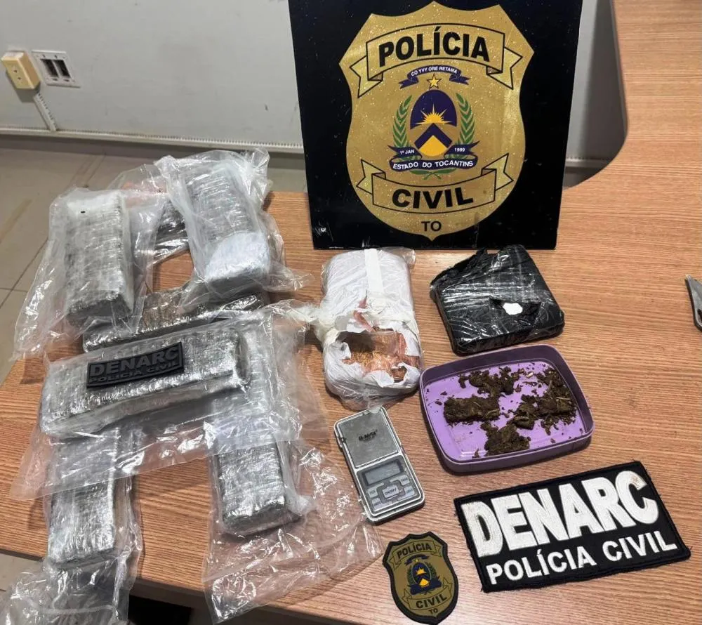 Grande quantidade de drogas é apreendida pela Polícia Civil em Araguaína - Foto: PCTO 