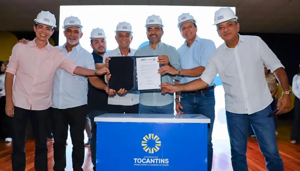 Governador Wanderlei Barbosa assina Ordem de Serviço que autoriza a reforma do Ciretran de Paraíso do Tocantins para modernizar a estrutura e melhorar as condições de atendimento à população - Foto: Aldemar Ribeiro/Governo do Tocantins