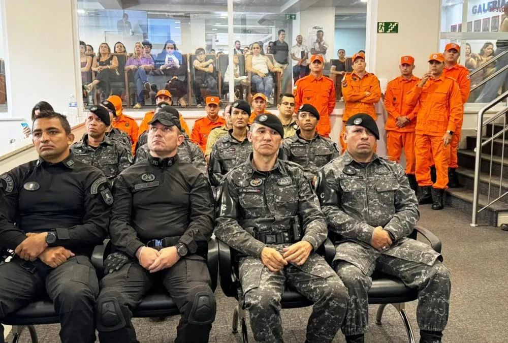 Câmara Municipal homenageia forças de segurança por atuação em ocorrência de risco em Palmas - Foto: Divulgação