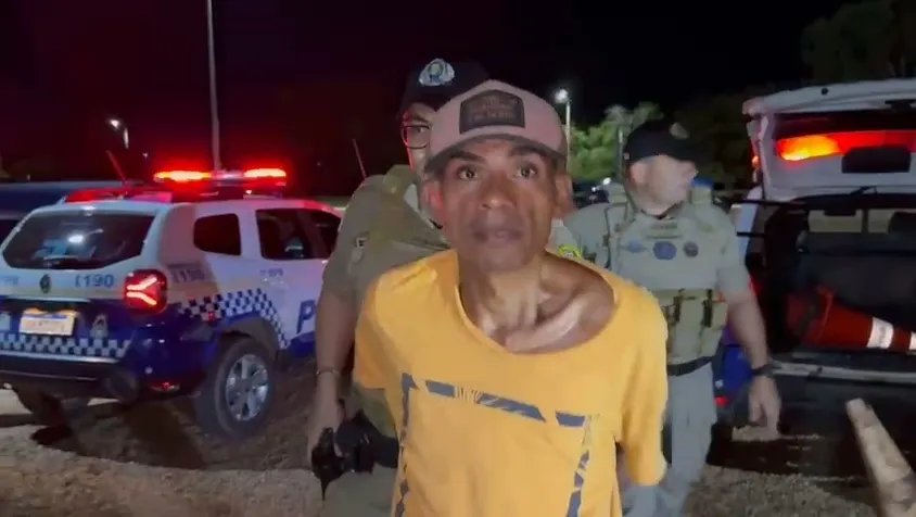 Josimar Xavier Reis foi autuado em flagrante por tentativa de homicídio – Foto: Allessandro Ferreira / Agência Tocantins