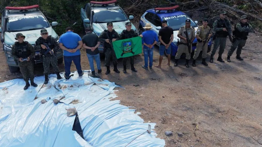 Grande apreensão ambiental em Chapada da Natividade desmantela garimpo ilegal - Foto: Reprodução / Agência Tocantins