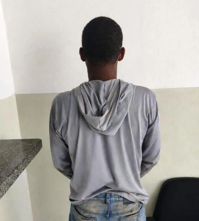 Homem foi condenado por tráfico de drogas e foi preso hoje em Porto Nacional - Foto: SSP TO