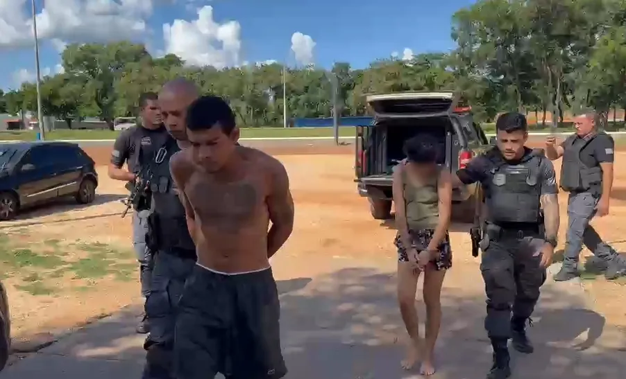 Foragido com mandado por regressão cautelar é recapturado com arma e drogas em Palmas - Foto: Allessandro Ferreira / Agência Tocantins