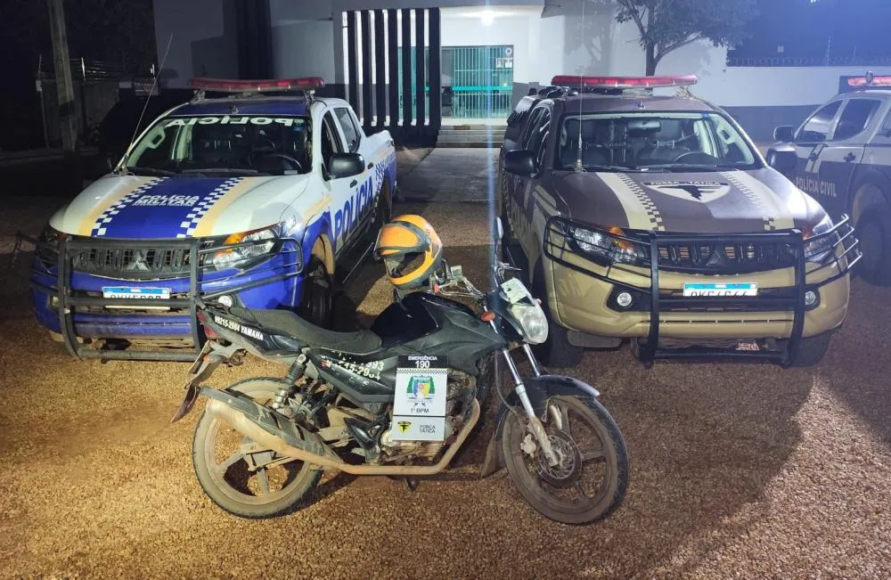 Ação da Força Tática do 1º BPM recupera motocicleta furtada e prende três suspeitos por receptação em Palmas
