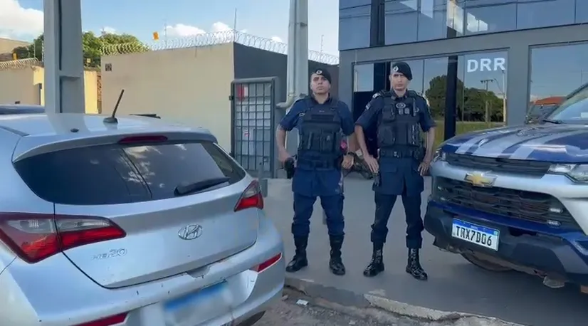 Após receberem a denúncia, os agentes da GMP foram até o local, onde encontraram o veículo e realizaram a abordagem – Foto: Reprodução / Agência Tocantins