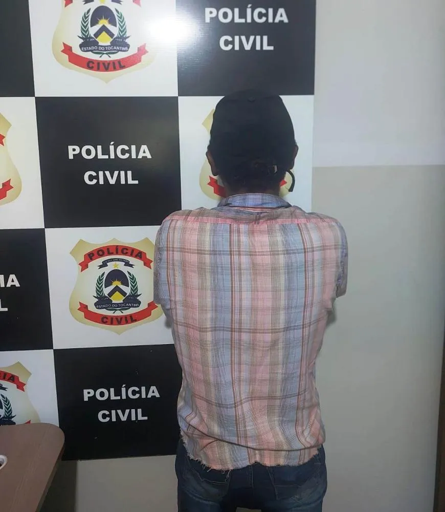 Homem foi preso pela PC após tentativa de homicídio em Miracema - Foto: PCTO 