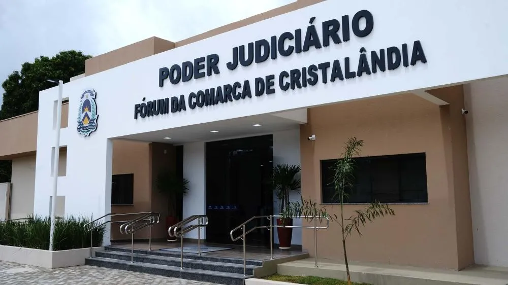 Sede do Fórum da Comarca de Cristalândia - Foto: Rondinelli Ribeiro / Divulgação 